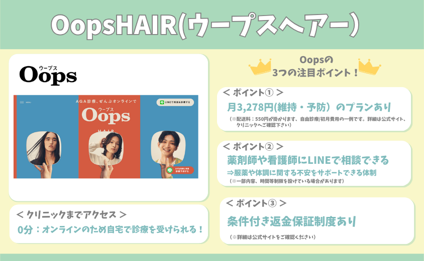 OopsHAIR(ウープスヘアー)