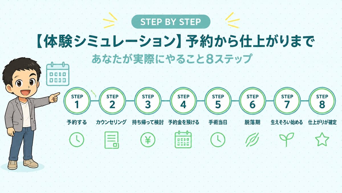 紀尾井町クリニックの予約から仕上がりまで、あなたが実際にやること8ステップ