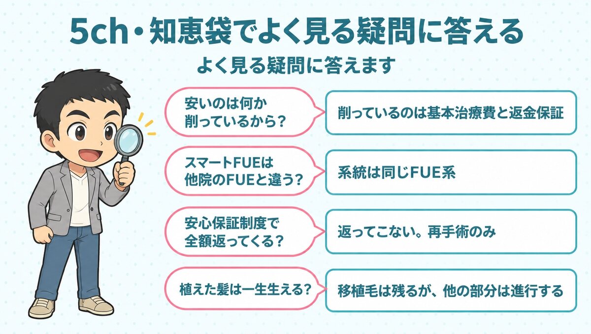 5ch・知恵袋でよく見る疑問と答え
