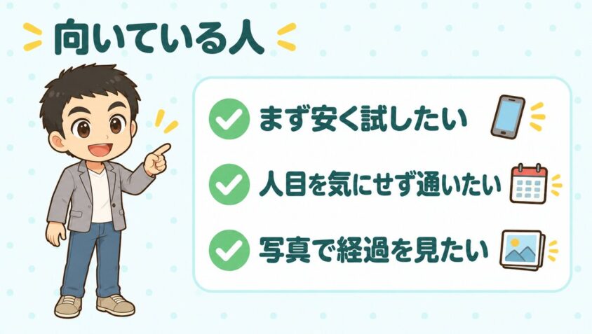 口コミから見てDr.AGAクリニックに向いている人